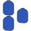 3Pcs Blue Reusable Table Tennis Racket Case Anti-Scratch Paddle Bag 7