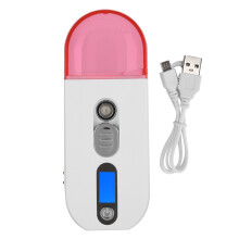 Portable Nano Mist Facial Steamer Versatile Functions Nano Facial Spray Steamer With Moisture Test Function Rechargeable Design Fashion Mist Sprayer