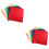 80Pcs Assorted Color Cloth Sheets for Sewing DIY Craft Nonwoven Fabric 6