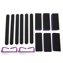 Polisher Buffing File for Acrylic Nails High Density Sponge Nail Buffer with3Sided Design and Washable Nail File Properties Ideal for Manicure and