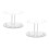 2Pcs Clear Nail Brush Tool Holder Practical Stand for Nail Pen Storage 8
