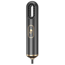 (grey) Mini Ionic Travel Hair Dryer, 3-in-1 Fast Drying Hair Dryer for Women and Men, Compact Portable Design