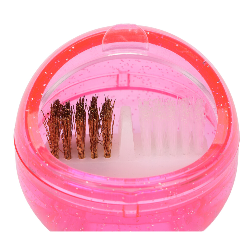 Durable Compact ABS Nail Brush Cleaner for Home Use