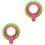 2Sets Multifunctionele Plastic Meetcirkel Voor Fruit Diameter 2