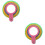2Sets Multifunctionele Plastic Meetcirkel Voor Fruit Diameter 5