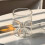 Clear Bow Glass Champagne Cups Pink Bow 8 oz 1