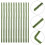 400Pcs Bright Green Chenille Stem Craft Cleaners Bulk for Creative DIY 8