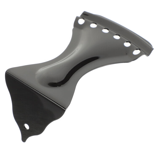 HOMEMAXS Svart Resonatorplatta för Gitarrstall med Tailpiece-sträng