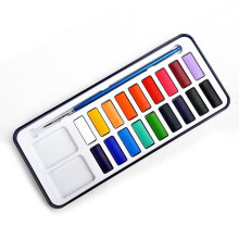 Watercolor Paint Set with Quality Pigments, Portable Palette for Beginners & Students – Compatible with All Brushes