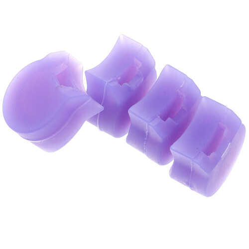 20Pcs Durable Clarinet Thumb Rest Cushion Soft Support Purple 1