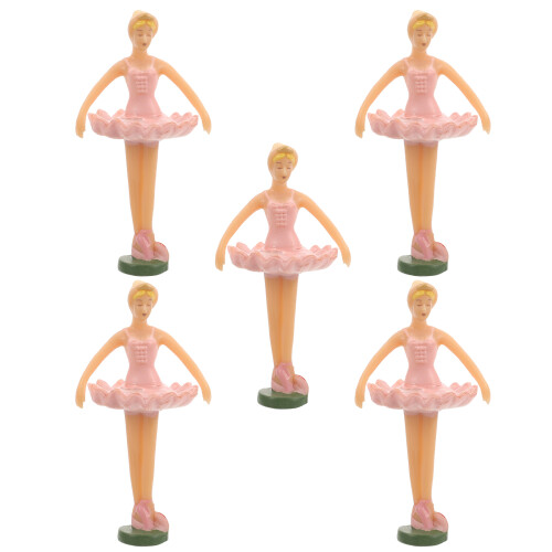 10Pièces Décorations Poupées Ballerines Roses En 1