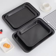 Nonstick Stackable Baking Sheet Pan - Resistant Thick Steel Easy - Clean Oven Bakeware for Cookies/Bread/Meat
