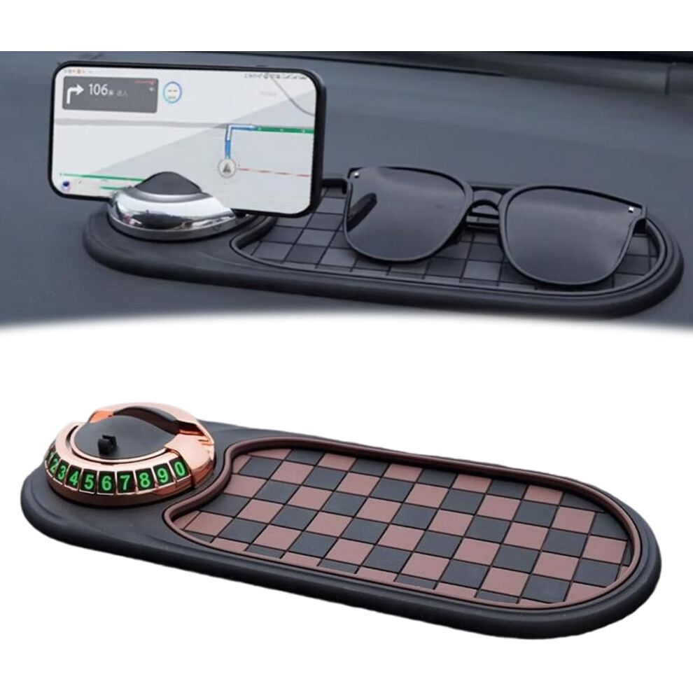 Guideline Phone Holder & Non-Slip Car Mat With Parking Number Â Compatible With All Smartphones 9193271974000