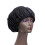 2Pcs Solid Color Black Sleeping Hat Women Soft Elastic Hair Cap 8