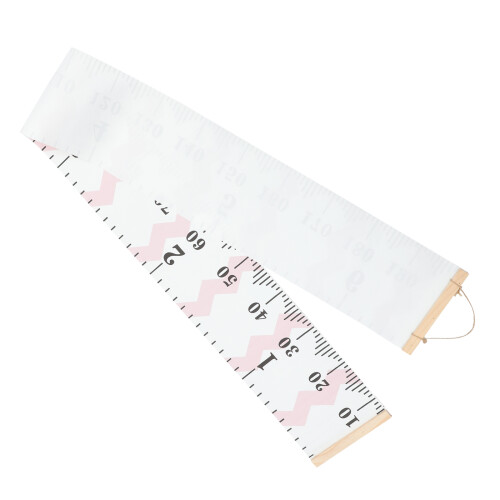 5Pcs Growth Wall Chart Pink Height Ruler for Bedroom 2
