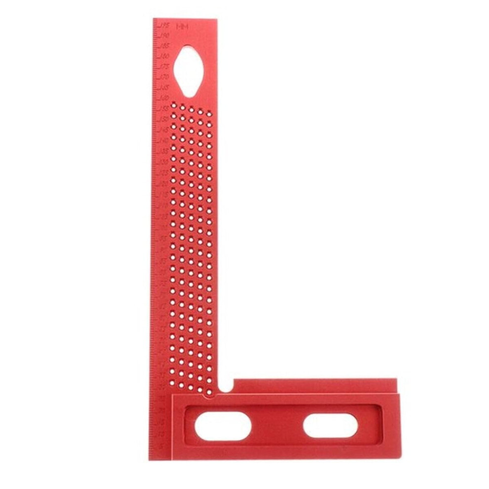 Aluminum Alloy Square Ruler With Metric Scale Height Gauge - Essential Carpenter Tool For Precision Woodworking 9097180813279