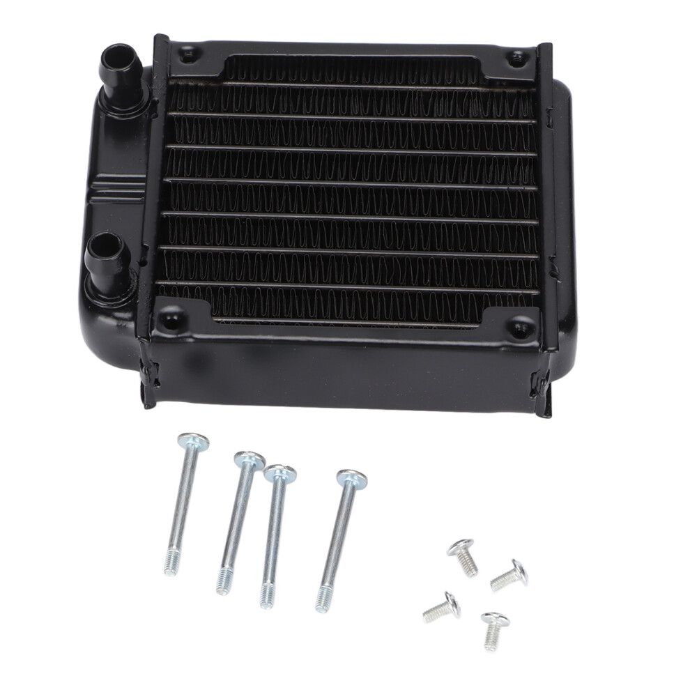 Vga Water Cooling Heat Exchanger Radiator Using Integrated Forging Process No Weak Welds Nor Glue Oxidation Paint Thermal Efficiency For Air Black 9175034625541