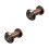 2Pcs Red Door Viewer Copper Material Anti-Theft Security Peephole 7