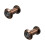 2Pcs Red Door Viewer Copper Material Anti-Theft Security Peephole 9