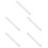 5Pcs Growth Wall Chart Pink Height Ruler for Bedroom 5