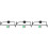 3Pcs Metal Wall Wine Rack Black Iron Decorative Wall Mounted Holder 5