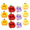 24Pcs Assorted Resin Miniature Fruit Sofa Charms DIY Phone Case Decor 3