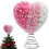 Heart-Shaped Rose Tree Topper for Valentine's Day 1