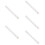 5Pcs Growth Wall Chart Pink Height Ruler for Bedroom 9
