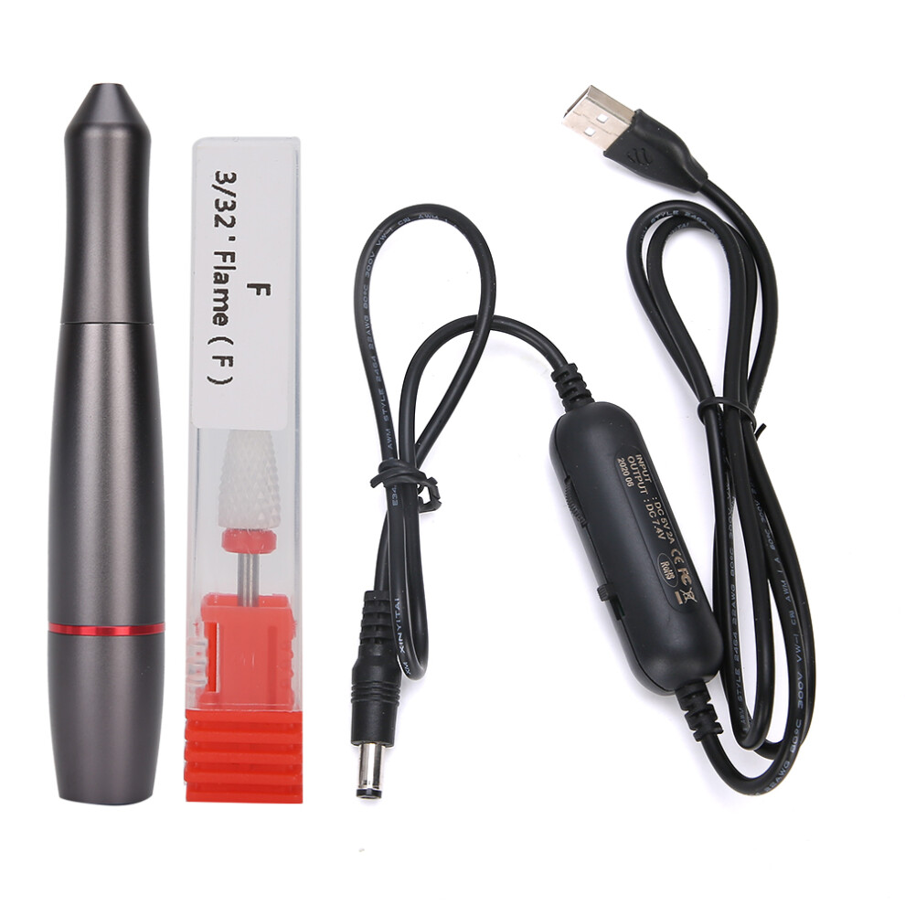 Adjustable Speed Electric Nail Drill, Forward And Reverse Rotation Nail Drill With Low Noise Professional Nail File Machine Portable Nail Drill For