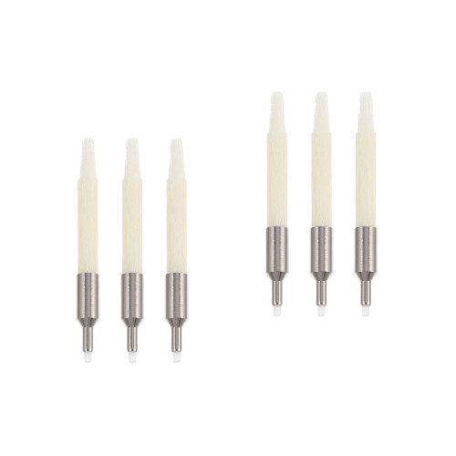 6Pcs Fiber Paint Pen Replacement Nibs Assorted 2
