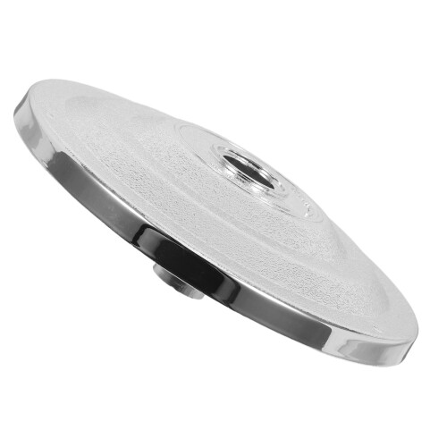 2Pcs Compact Plastic Candy Dispenser Lid Silver Universal Replacement 1