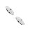 2Pcs Compact Plastic Candy Dispenser Lid Silver Universal Replacement 6