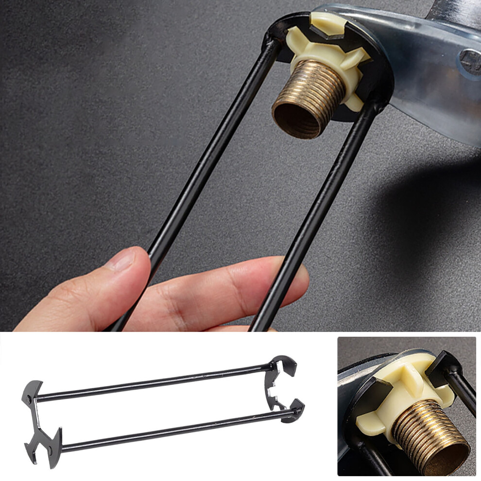 5-In-1 Sink Wrench, Multi-Function Faucet Basin Wrench, 360 Rotation Alloy Steel Plumbing Wrench For Tight Spaces Â Compatible With Standard 9165521775927