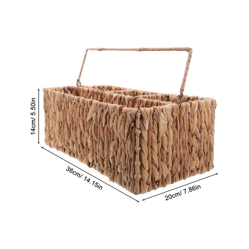 1Panier Vintage Main En Fer Pour Repas 1