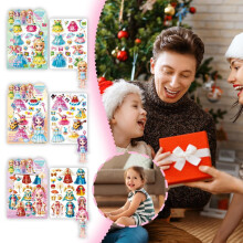 Poupée de princesse magnétique SSKFHGI à habiller en papier, poupée magnétique, cadeau, nouvelle robe