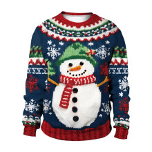 Christmas Sweater Funny Christmas Sweater Cloth Unisex Festive Pullover for Women Men Festival Activities Party Gathering benchmark