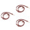 3Pcs PU Bag Strap Replacement Adjustable Coffee Gold for Shoulder Bag 5