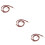 3Pcs PU Bag Strap Replacement Adjustable Coffee Gold for Shoulder Bag 8