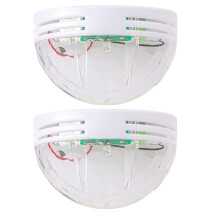2PCS Solar Wall Lamp, IP65 Waterproof LED Lights for Garden/Patio—Compatible with Decks, Walls, Stairs; 600mAh Battery