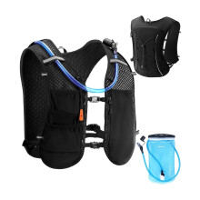 Running Vest Backpack with 2L Water Bladder, Lightweight Chest Pack for Hiking, Trail Running, Cycling, Marathon – Compatible with All Hydration