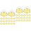 100Pcs Golden Moon Cake Dome Boxes PP Pet Mini Cake Packaging Boxes 5