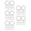 40Pcs Black Rubber Microphone Shock Mount Bands for Outdoor Use 7