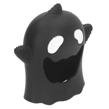 Baby Ghost Greifring, Weiches Silikon-Kauspielzeug, Schwarz