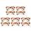 10Pairs Plastic Doll Glasses Leopard Decorative for Dolls 8