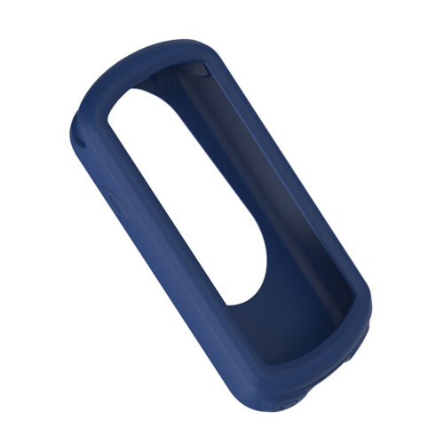 Blue Flexible Silicone Edge1030 Protector Bike Computer Case 2