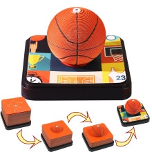 Basketball Paper Sculpture Calendar Model Desk Calendar for Home Office,Room Decoration,New Year Presents