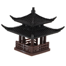 FRCOLOR Aquarium Decoration Traditional Chinese Pavilion Model Gardening Ornament Fish Tank Landscaping Ornament Miniature Garden Decoration