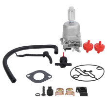 Vergaser kompatibel mit Briggs & Stratton Motoren, langlebiges und einfach zu installierendes Ersatzteilset inklusive Kraftstofffilter für
