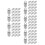 150Pcs White Plastic Alloy Curtain Hooks for Smooth Sliding 6