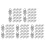 150Pcs White Plastic Alloy Curtain Hooks for Smooth Sliding 7